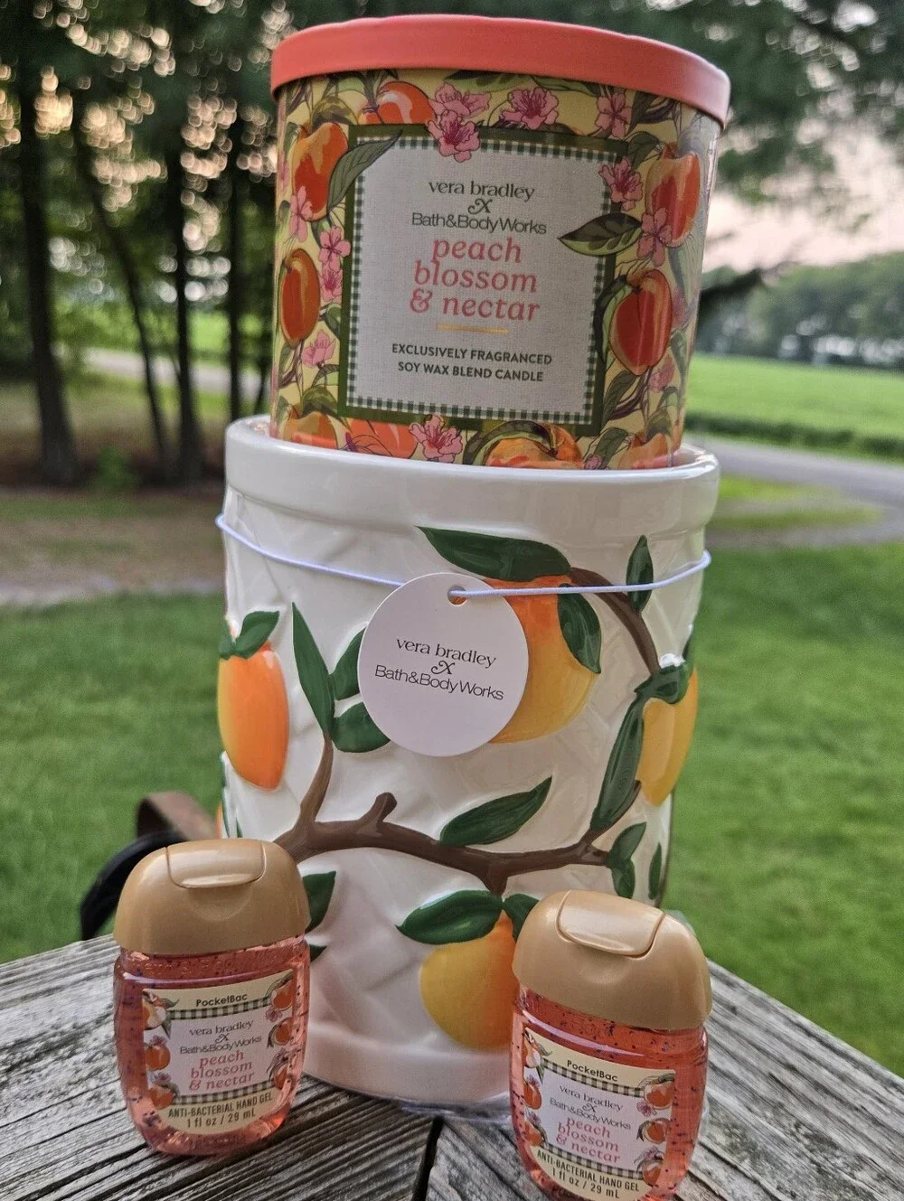 Vera Bradley peach scented